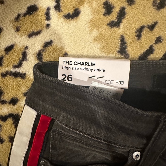 Joe’s The Charlie Tuxedo Stripe High Rise Skinny Jeans - Picture 8 of 8